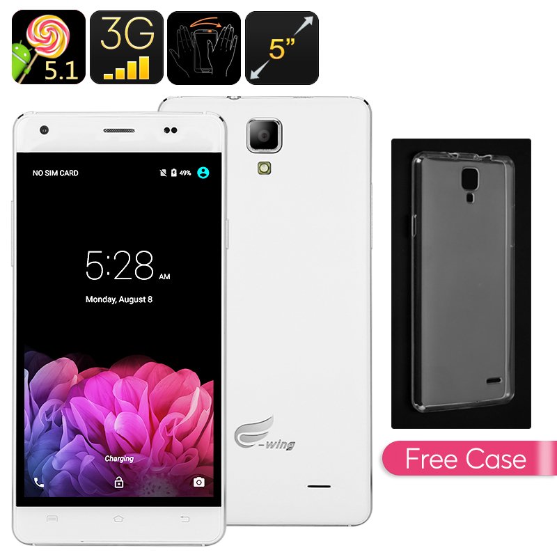 Ewing E8 Android Smartphone (White)