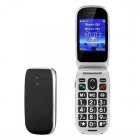 The ENJOY W72 Senior phone is a big button flip phone that comes with a large SOS button and all other regular cell phone features 