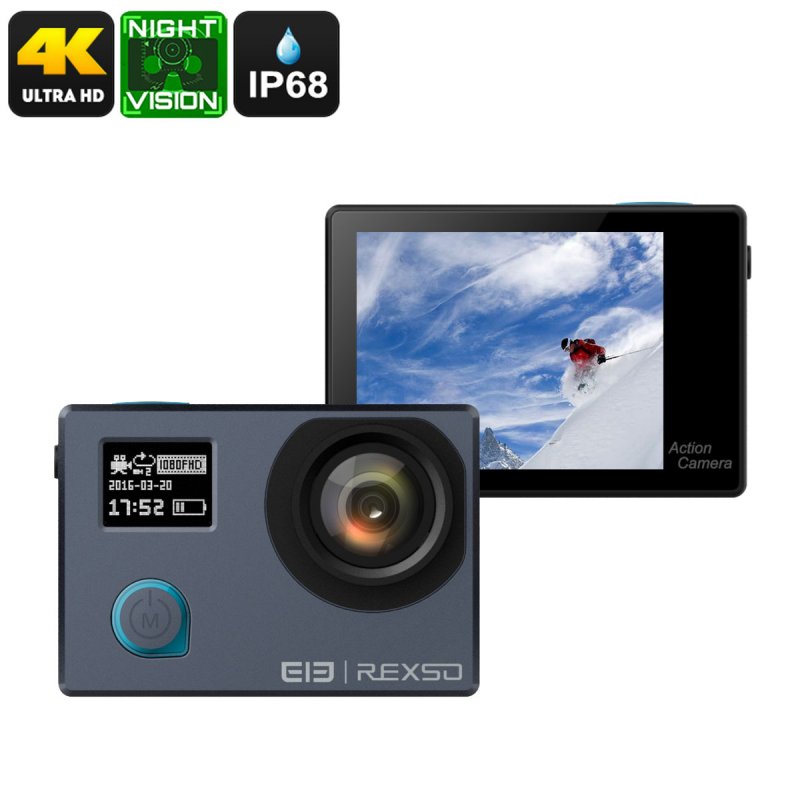 Elephone REXSO Explorer 4K Camera (Grey)