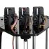 The Geeetech Rostock 301 Mix Color 3D Printer lets you print 3 colors and different filaments at the same time through one 0 4mm nozzle 