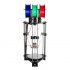 The Geeetech Rostock 301 Mix Color 3D Printer lets you print 3 colors and different filaments at the same time through one 0 4mm nozzle 