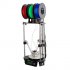 The Geeetech Rostock 301 Mix Color 3D Printer lets you print 3 colors and different filaments at the same time through one 0 4mm nozzle 