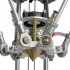 The Geeetech Rostock 301 Mix Color 3D Printer lets you print 3 colors and different filaments at the same time through one 0 4mm nozzle 
