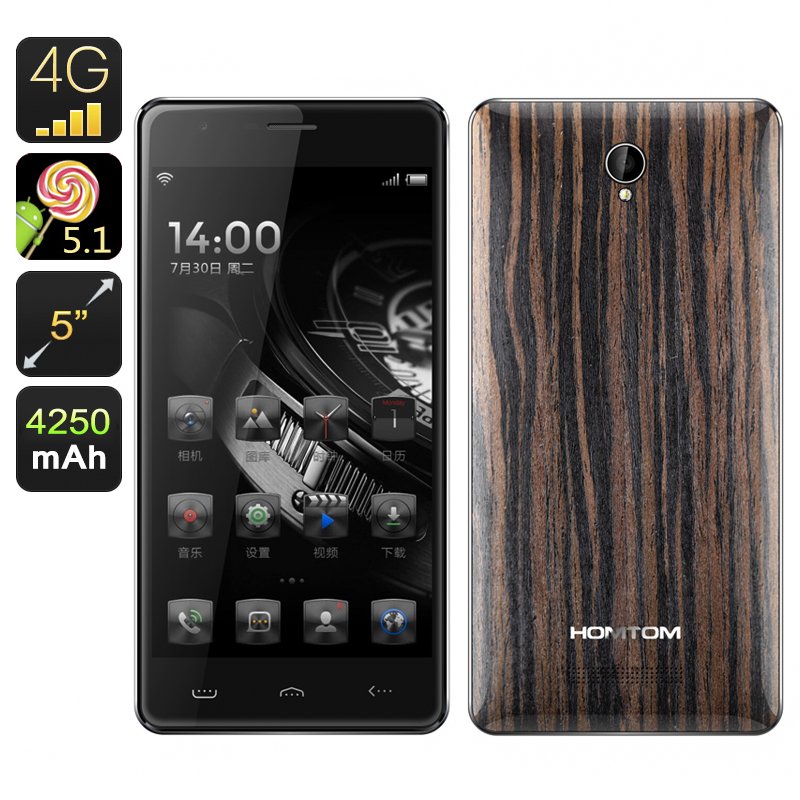 HOMTOM HT5 Smartphone (Ebony)