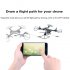 The I5HW drone comes with WiFi app support through which it lets you enjoy FPV and G sensor flight control 