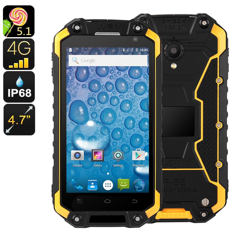 Rugged Android Phone Jeasung X8G (Yellow)