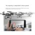 The KY101 camera drone brings FPV views when used with your smartphone running the  FYD FPV App  It is also easy to fly with headless mode and other features