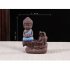 The Little Monk Backflow Incense Burner   Incense Cones Home Decoration Green incense burner