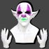The Lord of Lies Belial Mask Scary Halloween Party Cosplay Prop Red