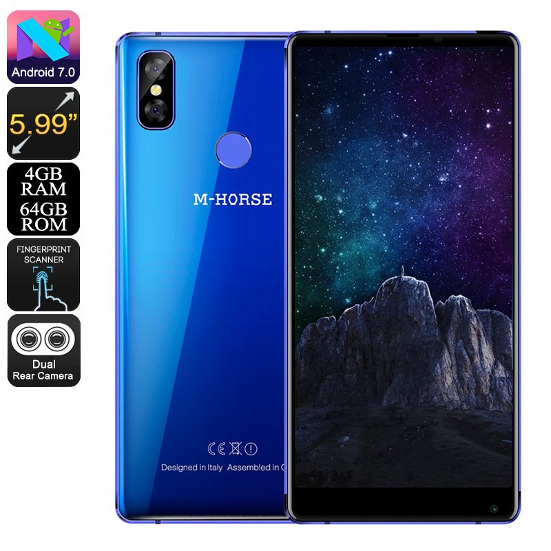 M-Horse Pure 2 Android Phone (Blue)