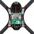 The MJK B3 Bugs 3 Quad Copter is an advanced drone with a 500m control distance and stunning 20 minutes flight time 