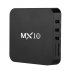 The MX10 Android TV Box supports 4K media files at 60fps as well as 3D games and movies  With its Android 8 0OS  it treats you to a smooth user experience  