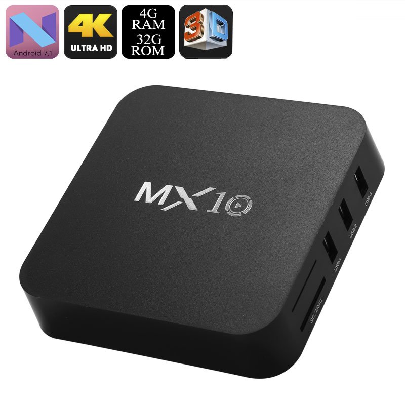 MX10 Android TV Box 4+32GB