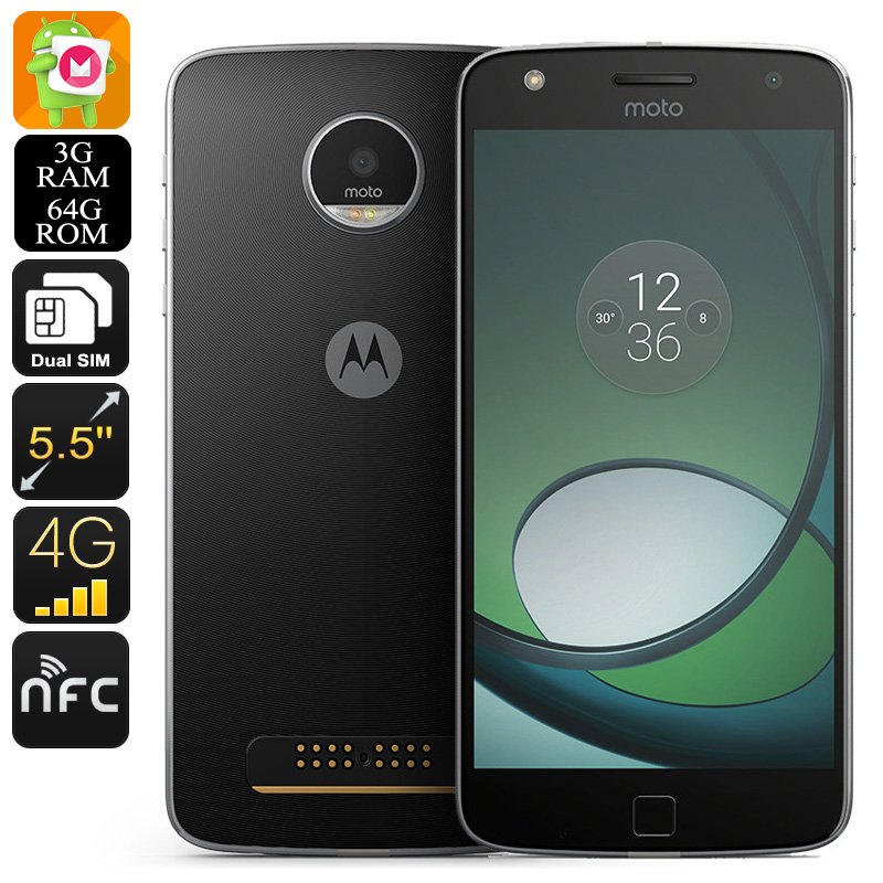 Levnovo Moto Z Play XT1635 Phone (Black)