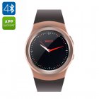 The NO 1 G3 GSM Smart Watch comes with a full round display  customizable watch faces and apps for Android and iOS 