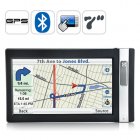 The Navigo    a portable 7 inch touchscreen device that handles all the latest GPS software packages  comes with FM transmitter and Bluetooth functionality  and