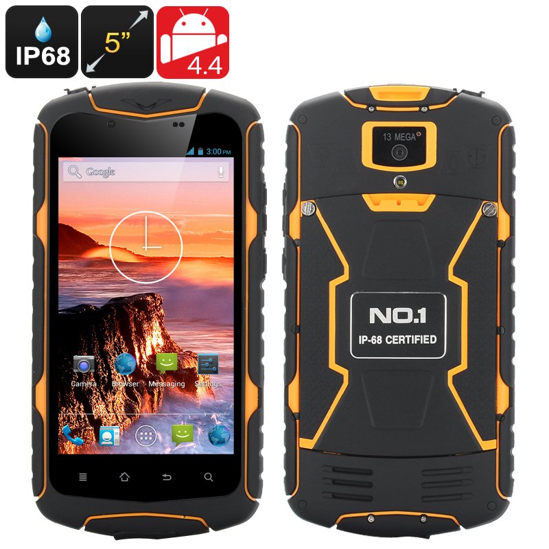 No.1 X1 Rugged Smartphone (Yellow)