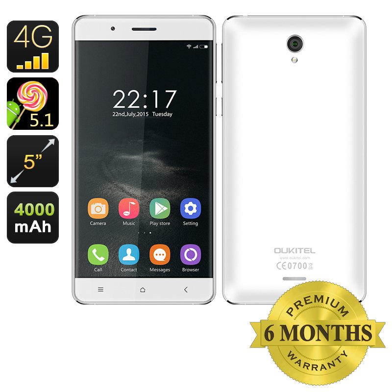 OUKITEL K4000 Smartphone (White)