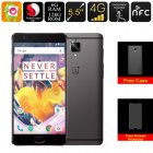 The OnePlus 3T Gunmetal Smartphone is an Android phone that features a Quad Core CPU  6GB RAM  Dual IMEI  128GB ROM  and a stunning 5 5 Inch FHD display 