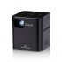 The Orimag P6 Mini DLP Projector supports 1080p media files  It comes with a powerful 2000mAh battery and features built in speakers 