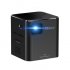 The Orimag P6 Mini DLP Projector supports 1080p media files  It comes with a powerful 2000mAh battery and features built in speakers 