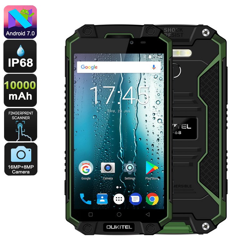 Oukitel K10000 Max Android Smartphone (Green)