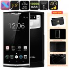 The Oukitel K10000 Pro Android phone packs a whopping 10000mah battery that brings along 3 days of continuous usage time  