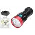 The Skyray Cree LED Flashlight houses 4 18650 batteries with a total of 12000mAh of power to bring you 9600 lumens of bright light wherever you need it most