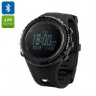 The SunroadFR803 Smart Watch is the perfect wearable for outdoors men  5ATM waterproof  featuring a compass  altimeter  barometer and more 
