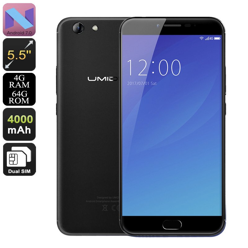 UMIDIGI C Note 2 Android Phone (Black)