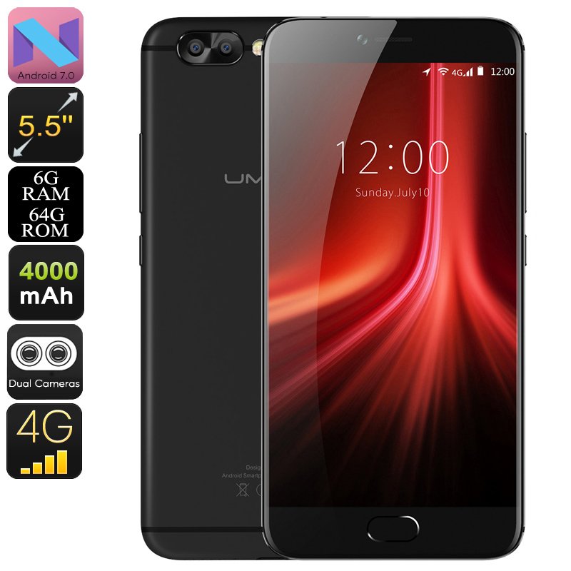 UMIDIGI Z1 Pro Android Smartphone (Black)