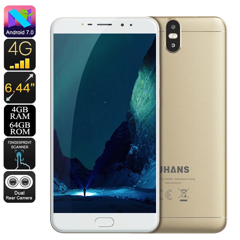 Uhans Max 2 Android Phone (Gold)