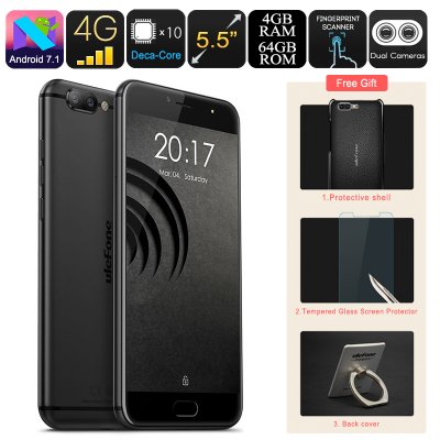 Продать Promo HK Warehouse Ulefone Gemini Pro Android Smartphone - Android 7.1, Deca-Core CPU, 4GB RAM, 4G, Dual-IMEI, Dual-Lens 13MP Cam
