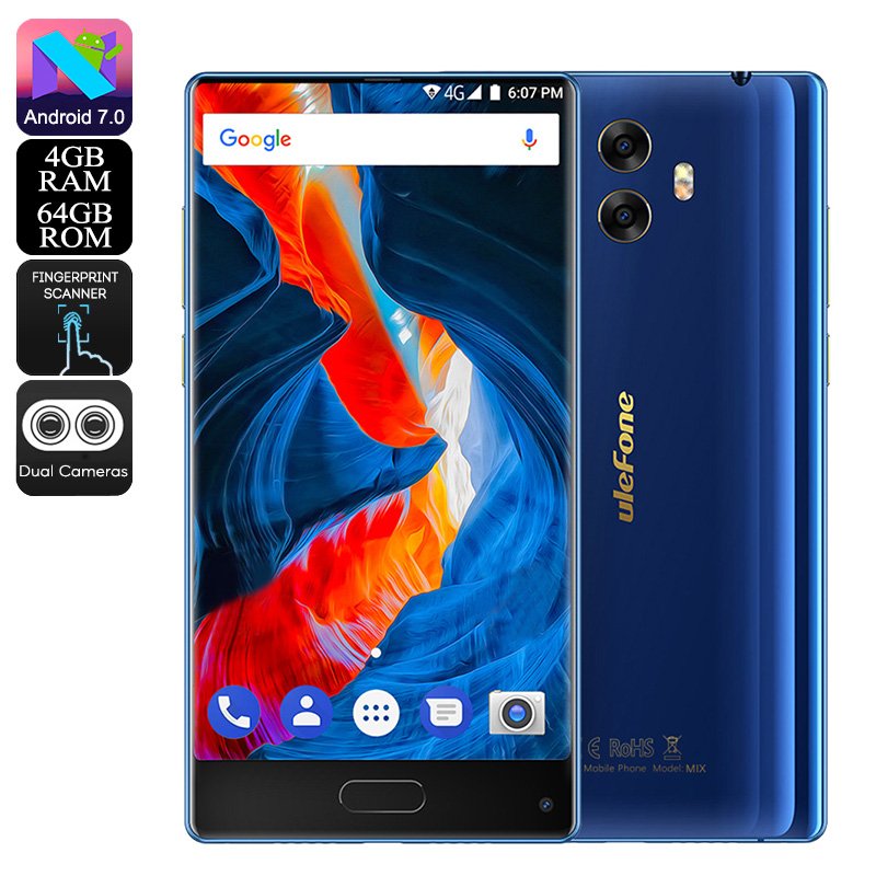Ulefone MIX Android Phone (Blue)