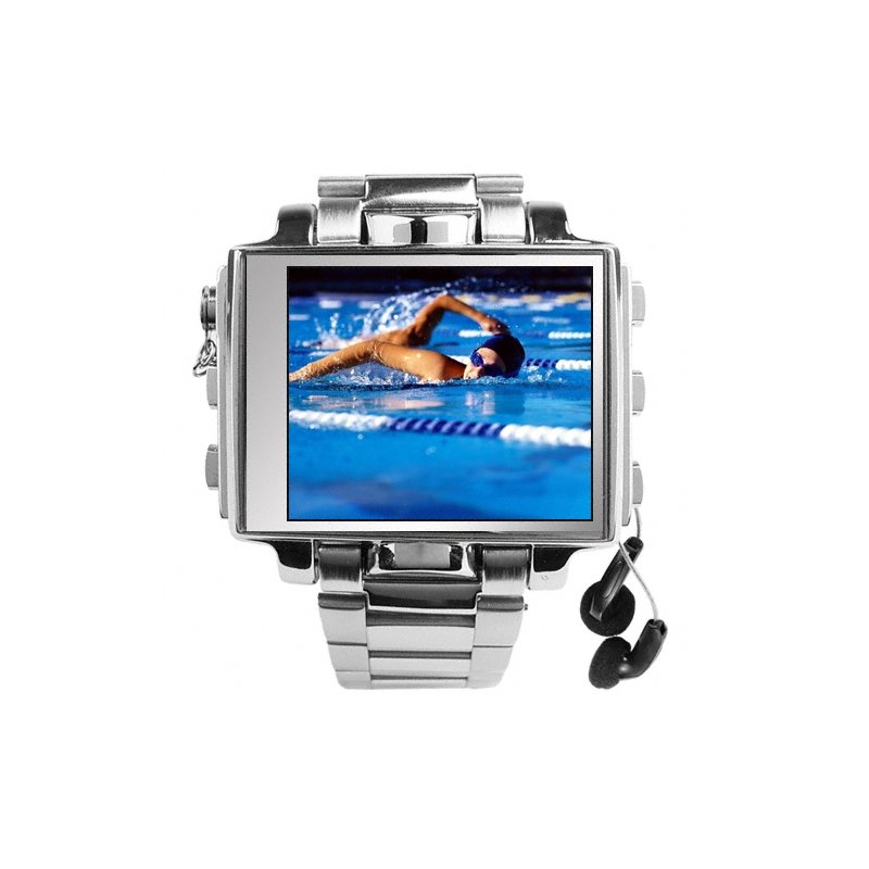 Wholesale Ultimate Style 8GB Steel MP4 Watch - Inch Screen China
