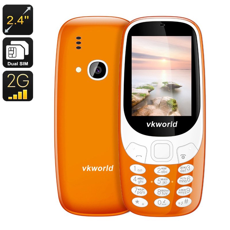 VKWorld Z3310 Cell Phone (Orange)