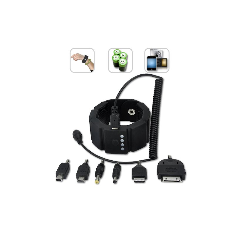 Wrist Band Portable Battery - Black