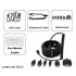 The Wrist Band Portable Battery in black  Power all your handheld electronics with this amazing portable recharging device  It looks cool too 