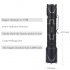 The Wuben I333 Iron Man Flashlight is a tactical torch that gives a stunning 1200 lumens of light that can reach distances as far as 283 meters 