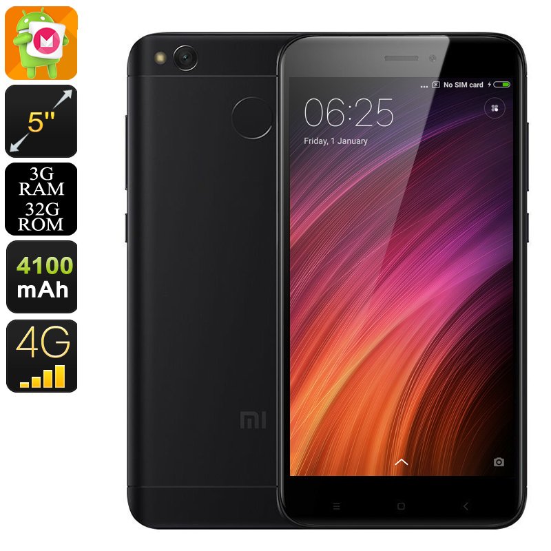 Android Phone Xiaomi Redmi 4X (32GB Black)