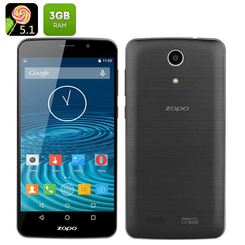 Zopo Speed Plus 7 Smartphone (Black)