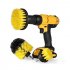 The brush have a quarter inch quick change shaft  convenient to use 