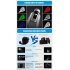 The car door is driven by a 5w CREE LED transmitter  and specially designed mounting bracket enables the LED assembly to be mounted under many car chassis 