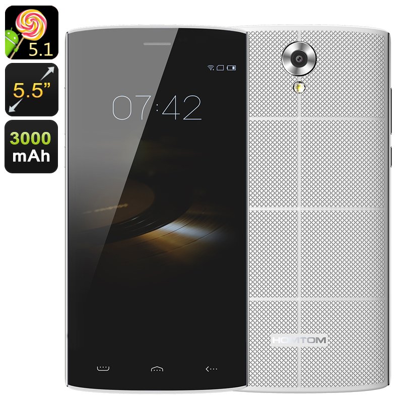 HOMTOM HT7 Quad Core Smartphone (White)