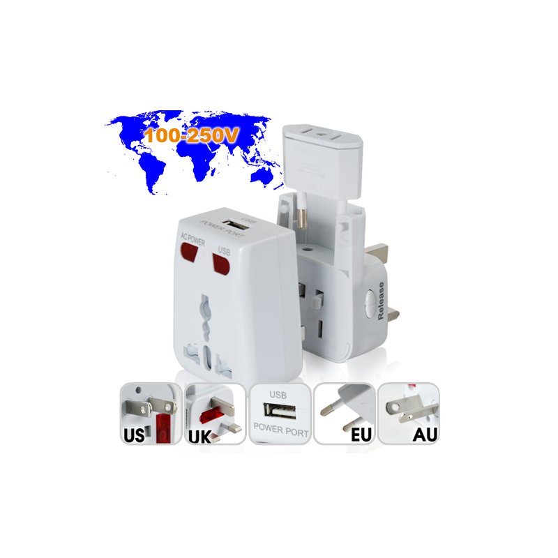 USB and AC Travel Adapter