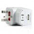 The only world travel adapter you will need  comes with USB charging port and works in over 150 countries  Visit the factory direct wholesa