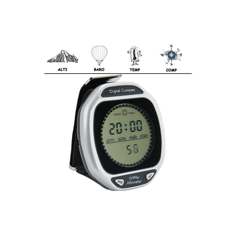 Compass, Altimeter, Barometer, Thermometer