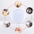 Therapy Lamp Round Sad Night Light UV Free Daylight 5 Levels Brightness Adjustable 4 Timers And Memory Function Light For Blue Mood EU Plug
