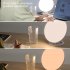 Therapy Lamp Round Sad Night Light UV Free Daylight 5 Levels Brightness Adjustable 4 Timers And Memory Function Light For Blue Mood EU Plug