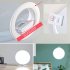 Therapy Lamp Round Sad Night Light UV Free Daylight 5 Levels Brightness Adjustable 4 Timers And Memory Function Light For Blue Mood EU Plug